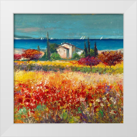 Sogno mediterraneo White Modern Wood Framed Art Print by Florio, Luigi
