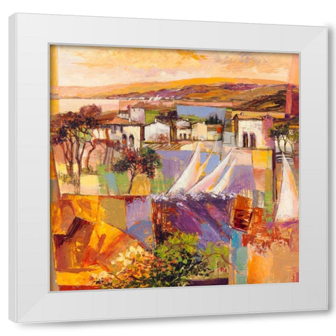 Racconto italiano (detail) White Modern Wood Framed Art Print by Gasoline Images