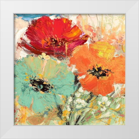 Gemme in fiore I White Modern Wood Framed Art Print by Luigi, Florio