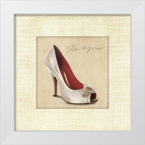 Marilyn White Modern Wood Framed Art Print by Clair, Michelle