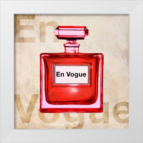 En Vogue White Modern Wood Framed Art Print by Clair, Michelle