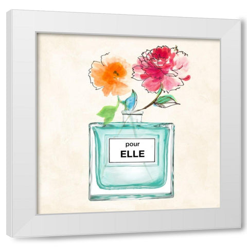 Pour Elle II White Modern Wood Framed Art Print by Michelle, Clair