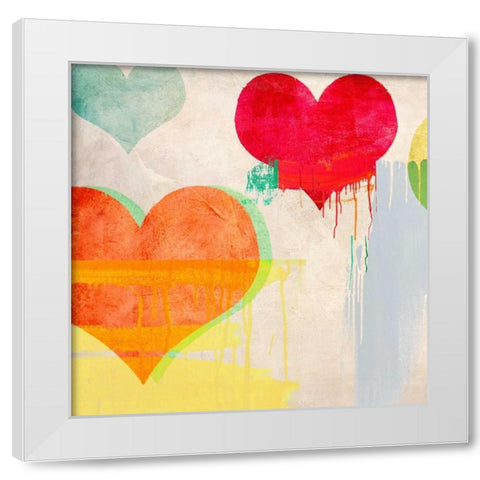 Si tu... White Modern Wood Framed Art Print by Rodrigues, MalÃ¬a