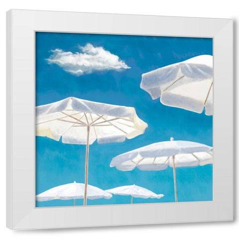 Beach Life I - detail White Modern Wood Framed Art Print by Marzi, Dario