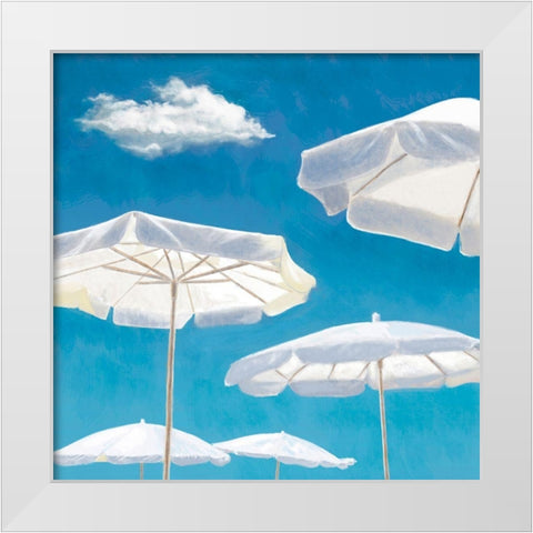 Beach Life I - detail White Modern Wood Framed Art Print by Marzi, Dario