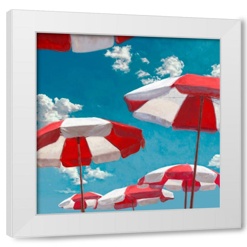 Beach Life II - detail White Modern Wood Framed Art Print by Marzi, Dario