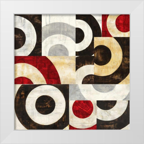 Addendum I White Modern Wood Framed Art Print by Nava, Sandro