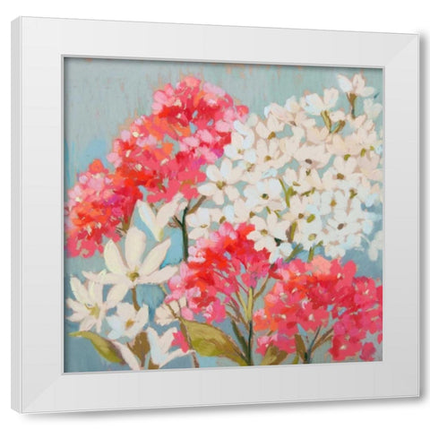 Softly Swaying II White Modern Wood Framed Art Print by Whatmore, Nel