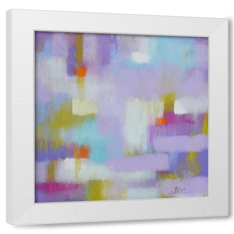 Stuck in the Middle with You White Modern Wood Framed Art Print by Whatmore, Nel