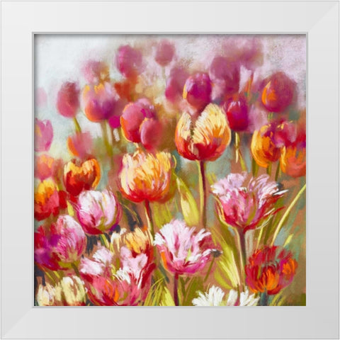 My oh My White Modern Wood Framed Art Print by Whatmore, Nel