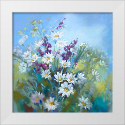 Time to Ourselves White Modern Wood Framed Art Print by Whatmore, Nel