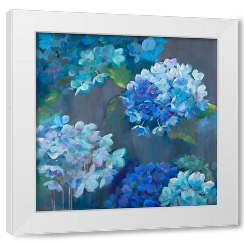 Twilight song (detail) White Modern Wood Framed Art Print by Whatmore, Nel