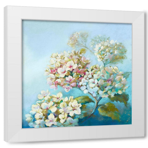 Perfect White Clouds White Modern Wood Framed Art Print by Whatmore, Nel