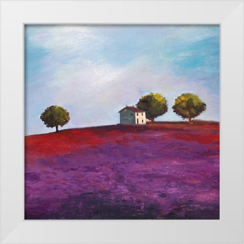 Late Afternoon White Modern Wood Framed Art Print by Bloom, Philip