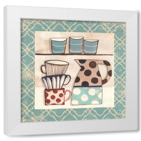 Cuisine Decoration II White Modern Wood Framed Art Print by Dupree, Pat