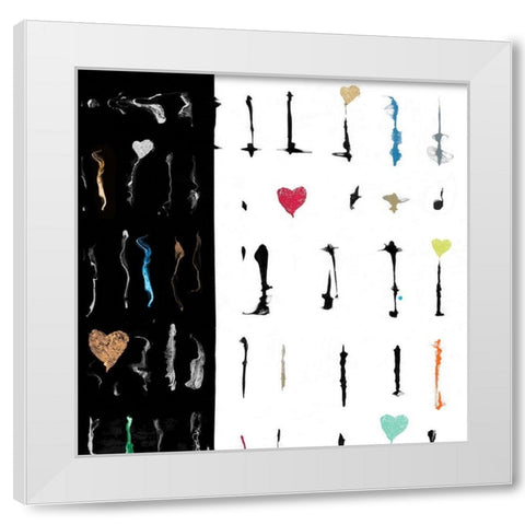 Act of Persistence #1 White Modern Wood Framed Art Print by Peter, Winkel