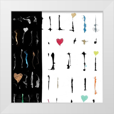 Act of Persistence #1 White Modern Wood Framed Art Print by Peter, Winkel