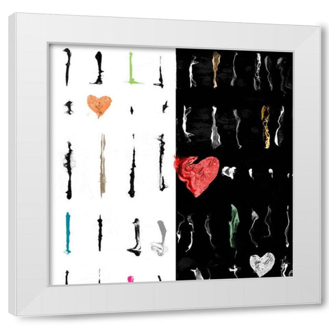 Act of Persistence #2 White Modern Wood Framed Art Print by Peter, Winkel