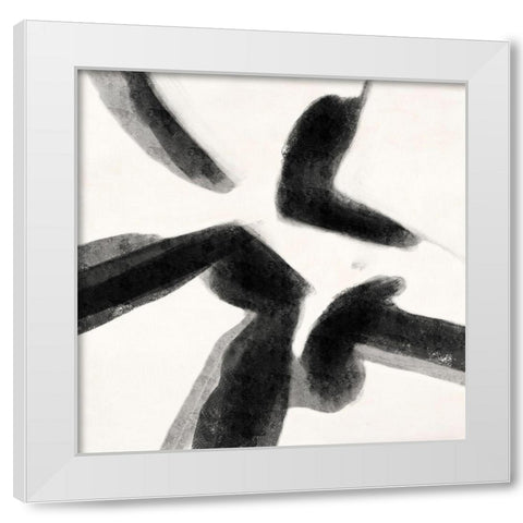 Smooth Signs II White Modern Wood Framed Art Print by Peter, Winkel