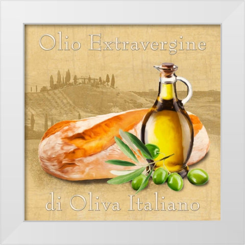 Cucina italiana II White Modern Wood Framed Art Print by Barbieri, Remo