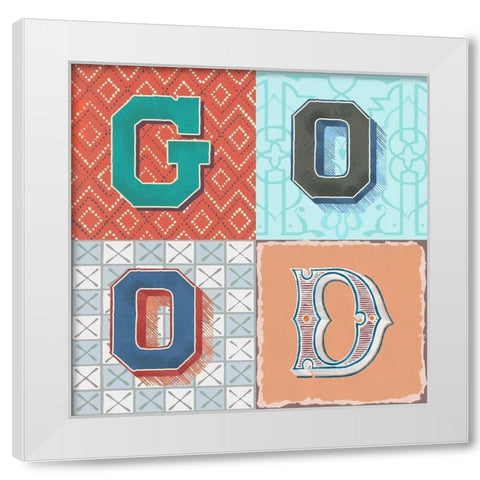 Good White Modern Wood Framed Art Print by Steven, Hill