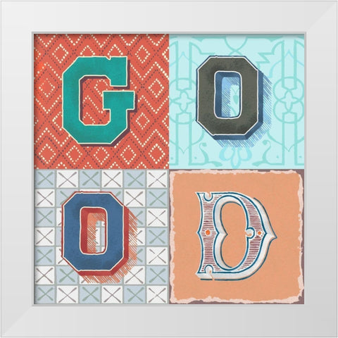 Good White Modern Wood Framed Art Print by Steven, Hill