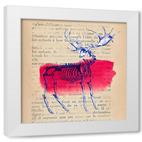 Memories of the Wild III White Modern Wood Framed Art Print by Stef, Lamanche
