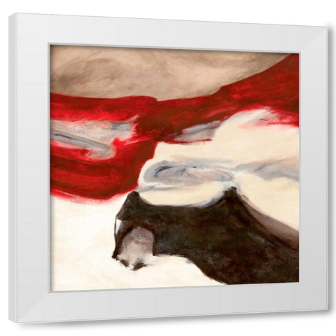 Katana II White Modern Wood Framed Art Print by Stone, Jim