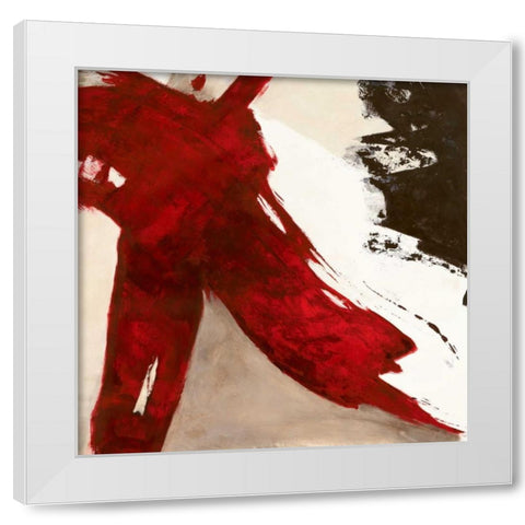 Katana III White Modern Wood Framed Art Print by Stone, Jim