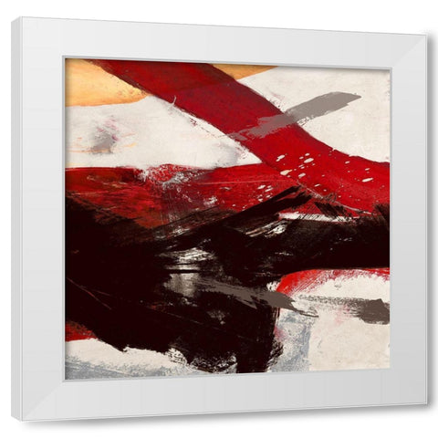 Ride the Tiger II White Modern Wood Framed Art Print by Jim, Stone