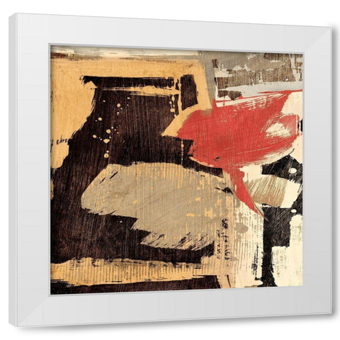 Stone Garden I White Modern Wood Framed Art Print by Stone, Jim