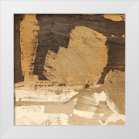 Revolving Thoughts I White Modern Wood Framed Art Print by Stone, Jim