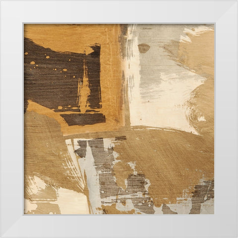 Revolving Thoughts II White Modern Wood Framed Art Print by Stone, Jim