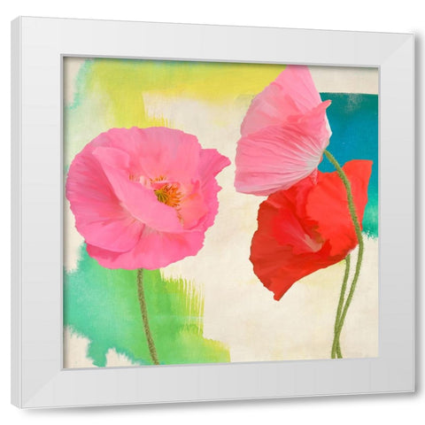 Festival I (detail) White Modern Wood Framed Art Print by Rizzardi, Teo