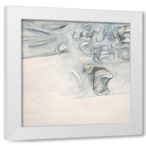 Es White Modern Wood Framed Art Print by Teruzzi, Vittorio
