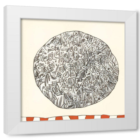Non sei piu qui White Modern Wood Framed Art Print by Teruzzi, Vittorio