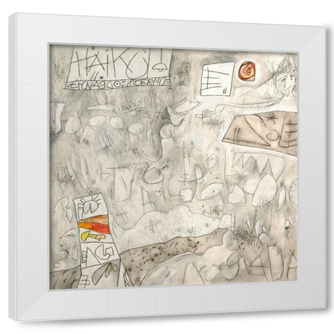 Senza titolo I (Haiku) White Modern Wood Framed Art Print by Teruzzi, Vittorio