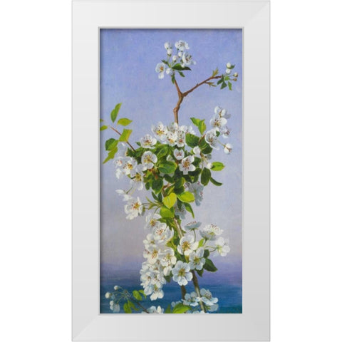 Blossom I White Modern Wood Framed Art Print by Anderson, Sophie