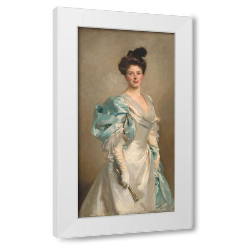 Mary Crowninshield Endicott Chamberlain White Modern Wood Framed Art Print by Sargent, John Singer
