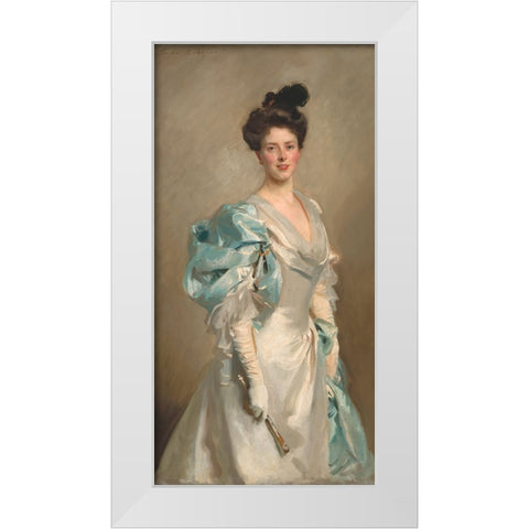 Mary Crowninshield Endicott Chamberlain White Modern Wood Framed Art Print by Sargent, John Singer