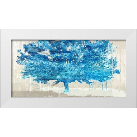 Treexplosion White Modern Wood Framed Art Print by Alex, Blanco