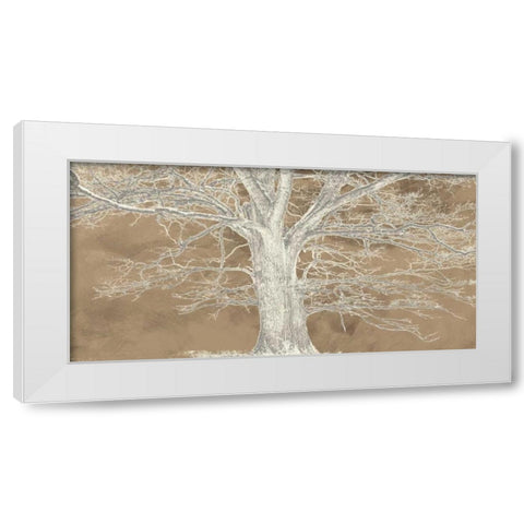 White Oak White Modern Wood Framed Art Print by Aprile, Alessio
