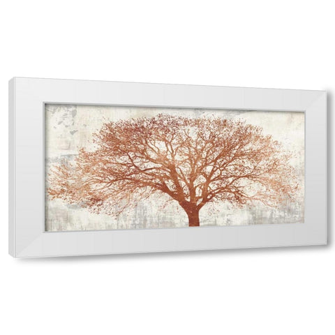 Tree of Bronze White Modern Wood Framed Art Print by Aprile, Alessio