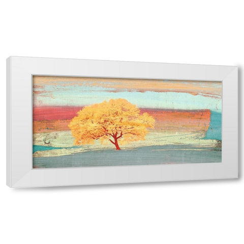 Treescape 2 White Modern Wood Framed Art Print by Alessio, Aprile