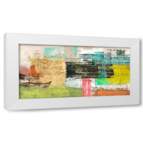 Actuality White Modern Wood Framed Art Print by Alessio, Aprile