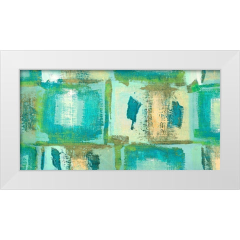 Aqualounge White Modern Wood Framed Art Print by Alessio, Aprile