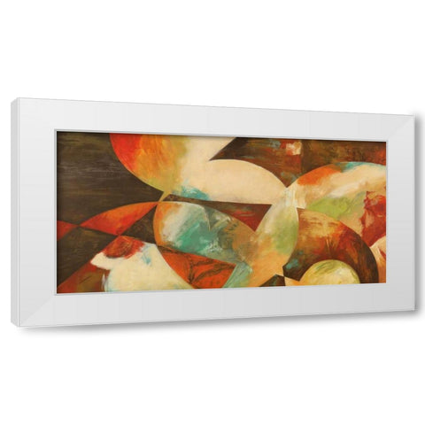 Jam Session White Modern Wood Framed Art Print by King, Amber