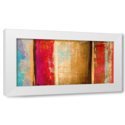 Juillet White Modern Wood Framed Art Print by Baron, Alphonse