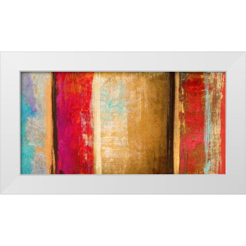 Juillet White Modern Wood Framed Art Print by Baron, Alphonse