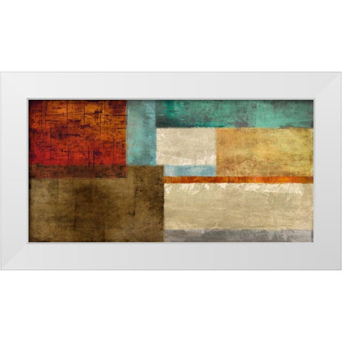 The Forest White Modern Wood Framed Art Print by Baron, Alphonse